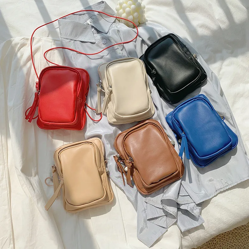 

[Telastar] Woman Small Bag Single Shoulder Handbag Small Mobile Phone Bag Wallet Chic Crossbody Bag Girl 2019 New