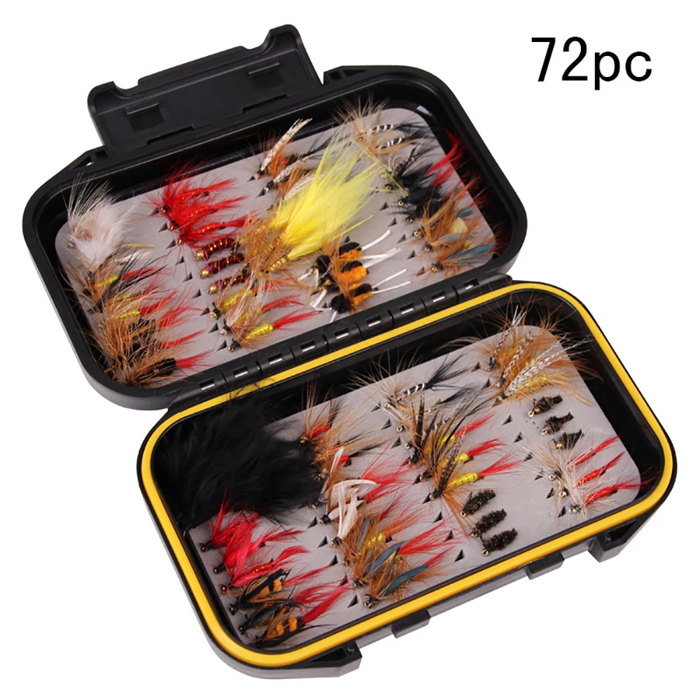 Isca de Pesca Equipamento de Pesca Manteiga Mosca Insetos Diferentes Estilo Salmão Moscas Truta Único Seco Pesca Iscas Accessorie 120 Pçs 2 High Quality Esporte e Lazer
