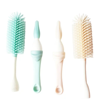 

Baby Silicone Bottle Brush Nipple Brush Creative Multifunctional Removable Cleaning Cup Brush