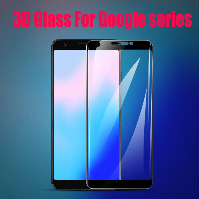 Полноэкранное стекло для Google Pixel 4 3 3A XL Lite 9H 3D полное клеевое защитное пленка 3XL 2XL 2