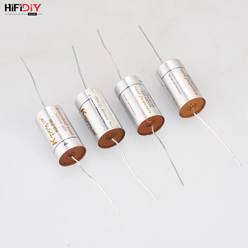 HIFIDIY LIVE Silver MKP capacitor non-polar frequency divider capacitor AUDIO nourishments 8.2uf 10uf 12uf 15uf 18uf22uf33uf47uf
