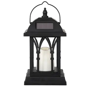 

D150 Vintage Solar Powered LED Candle light Table lamp led lawn garden outdoor Landscape decoration Hanging