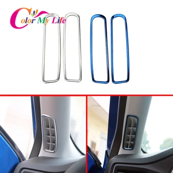 

Car Styling Front Air Conditioning Vent Outlet Cover Decoration Trim Stickers for Ford All New Focus MK4 2019 2020 Accessories