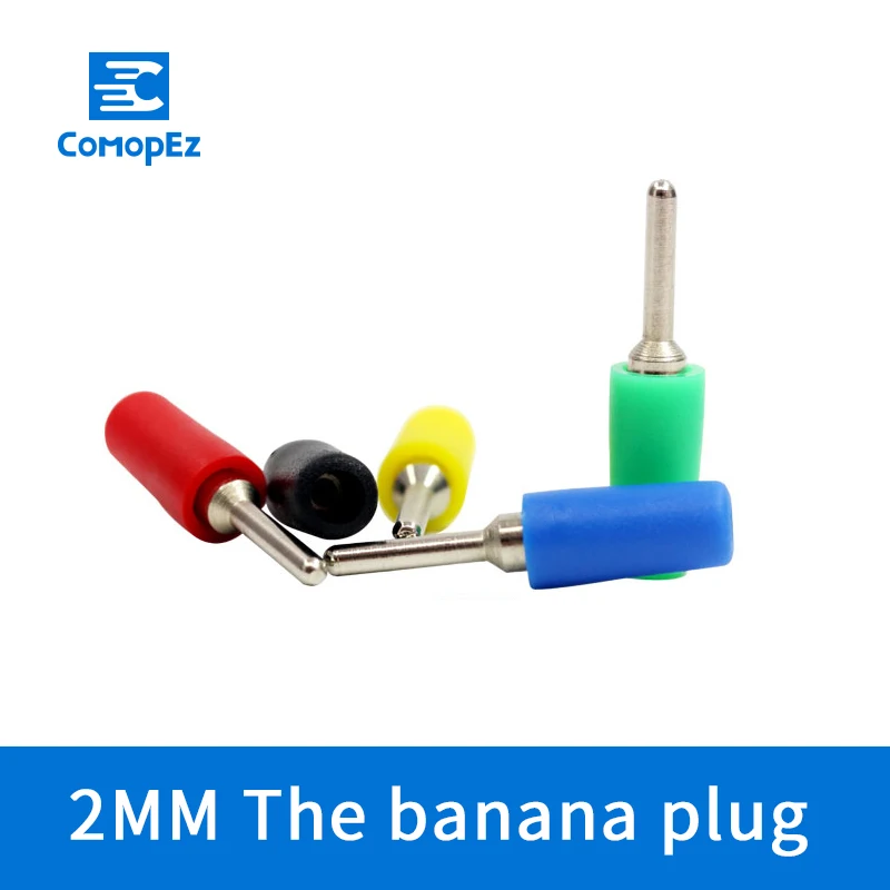 

10pcs Banana Plug Rainbow Plated Head Terminals Monsters Speaker Adapter Screw Audio Video Connectors