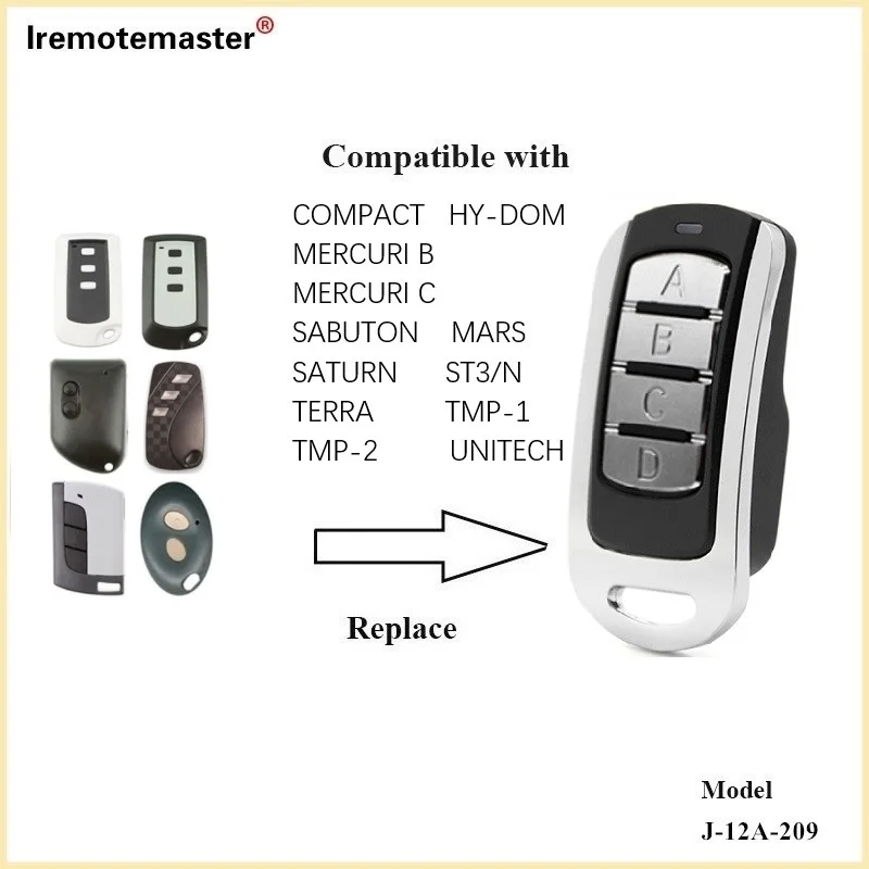 Дистанционный фиксированный и вращающийся код для AERF COMPACT HY-DOM/mercury I B/ SABUTON MARS