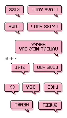 Водонепроницаемые временные наклейки милые влюбленные татуировки подарок на день Святого Валентина татуировки рука мужчины фальшивые татуировки наклейки для боди-арта для девочек - Цвет: RC-617