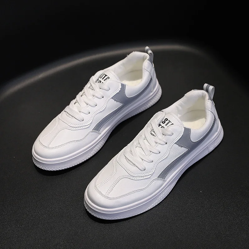 

Spring Women Leisure Shoes Flats Shoes Female Moccasins Lace Up Loafers White Shoes
