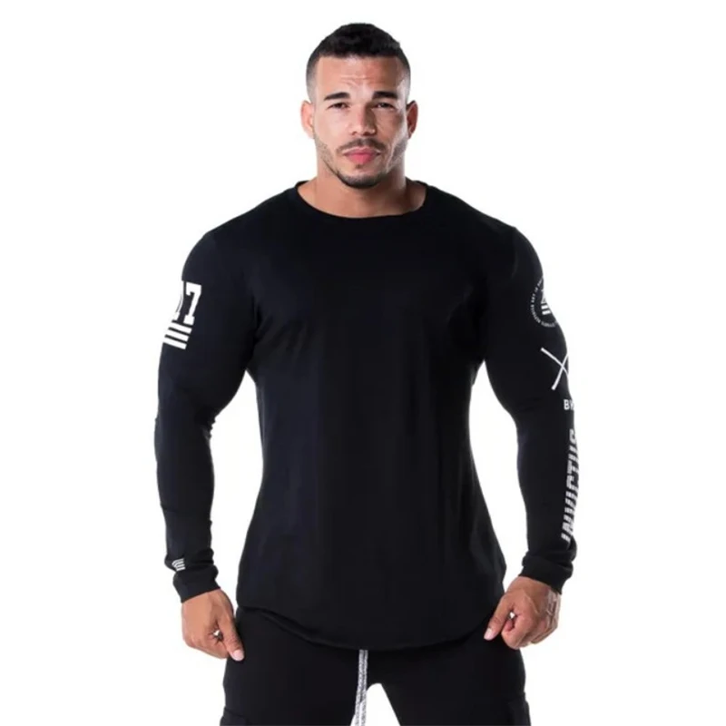 2019 повседневные Модные мужские обтягивающие рубашки с длинным рукавом Весенняя