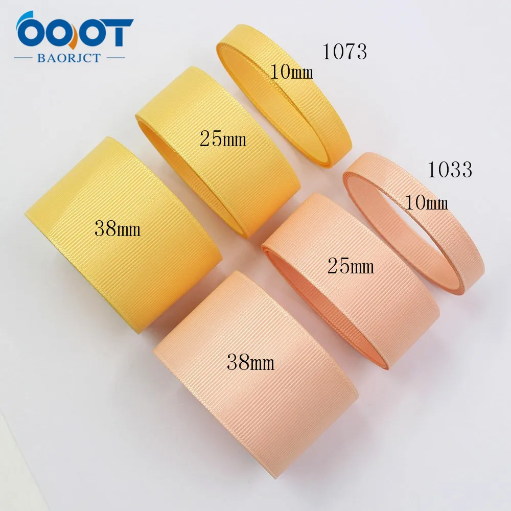 Однотонные ленты OOOT BAORJCT 10 ярдов термопечать grosgrain свадебные аксессуары