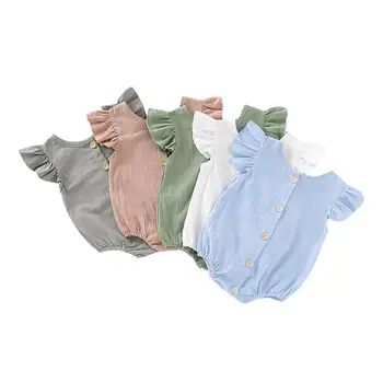 Baby Girls Sleeveless Romper