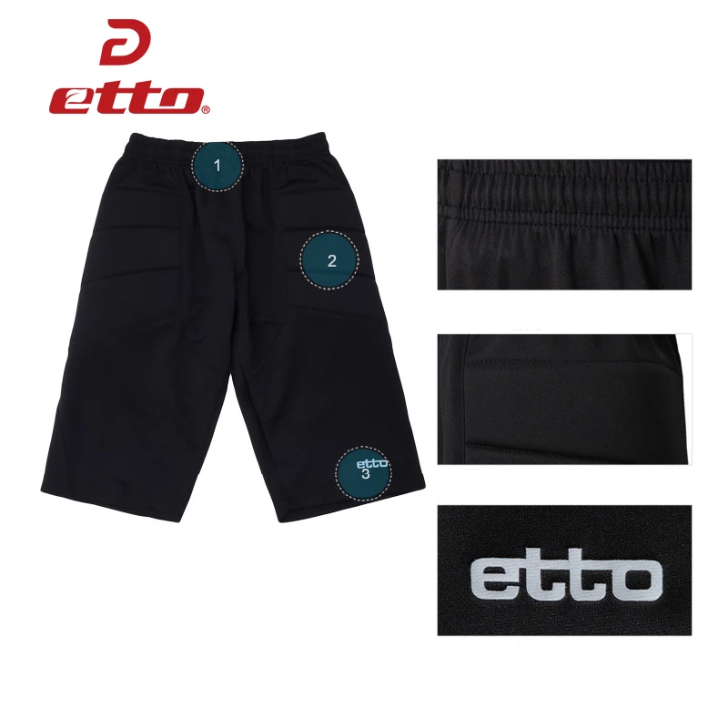 Etto 2018 новые профессиональные мужские футбольные шорты вратаря Униформа
