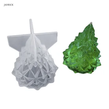 

Silicone Mold DIY Light Holder Christmas Tree Bedroom Lamp Container Molds Epoxy Resin Handmade Craft Charms Jewelry Making Tool