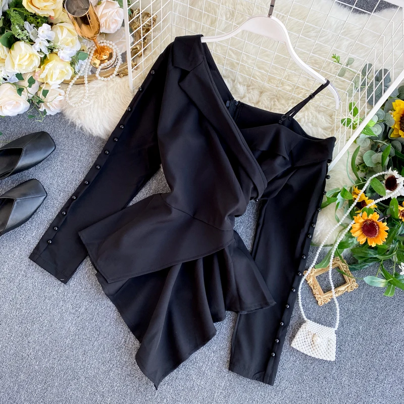 Весна Лето длинный рукав Blusa Mujer элегантные бисерные блузки женские сексуальные без бретелек неровные оборки женские топы