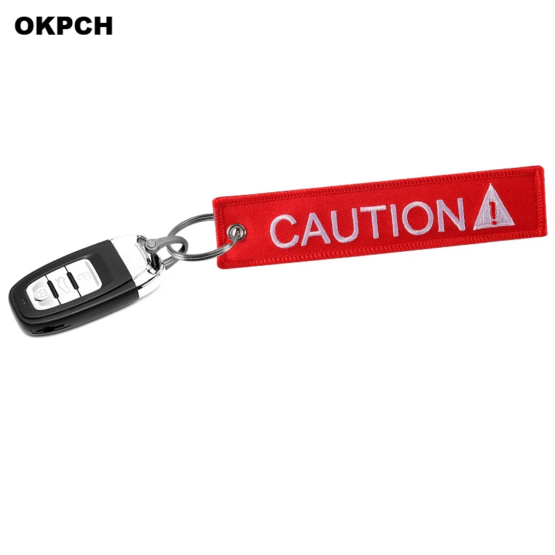 Внимание патч с кольцом для автомобиля простой стиль вышивка Patcheswork для мотоциклов PK-0083