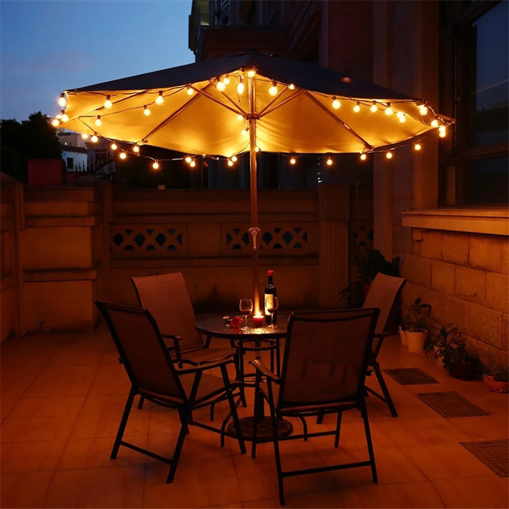Mpow 37m LED String Light Christmas Lights Outdoor Waterproof Light Bulb AC110V220 Garland Christmas Decoration Party Backyard (8)