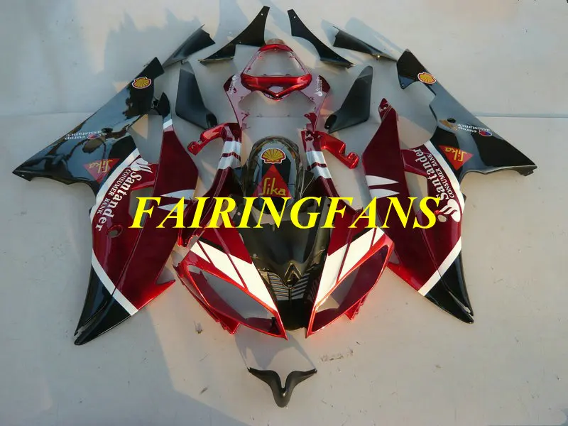 Литья под давлением обтекателя тела для YAMAHA YZFR6 08 09, 10, 11, 12, 15 YZF R6 2008 2012 YZF600 Обтекатели Кузов+ подарки YM21