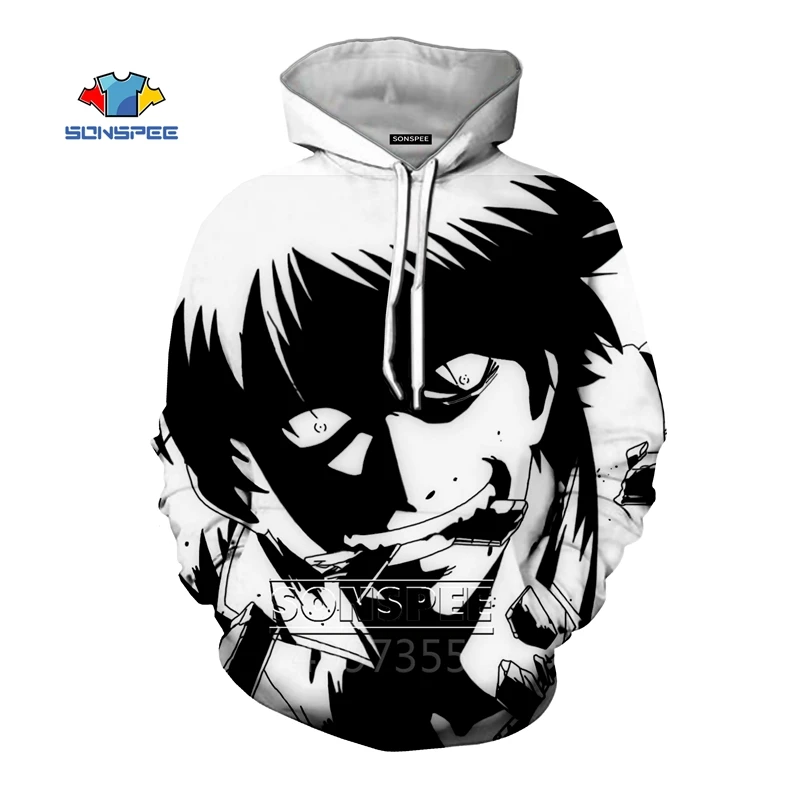 SONSPEE Gintama/забавные модные толстовки для мальчиков и девочек-подростков с героями мультфильмов Толстовка для отдыха с 3D принтом, уличная одежда, пуловер для детей, C168 - Цвет: 6