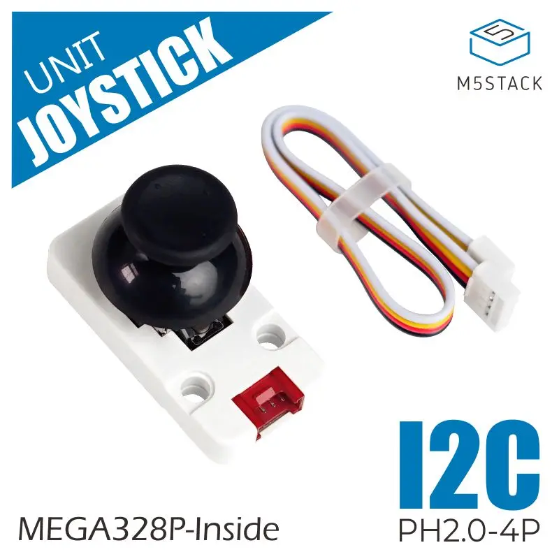 Официальный Новый джойстик M5Stack MEGA328P I2C/роща совместимый с осями X/Y и кнопками для