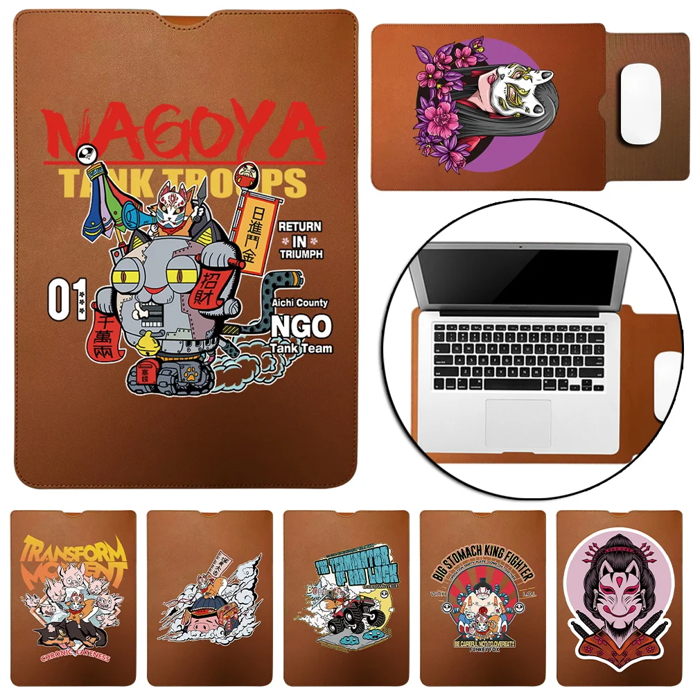 Сумка для ноутбука 11 12 13 14 15 дюймов портфель чехол с маской и узором ПК Macbook Pro