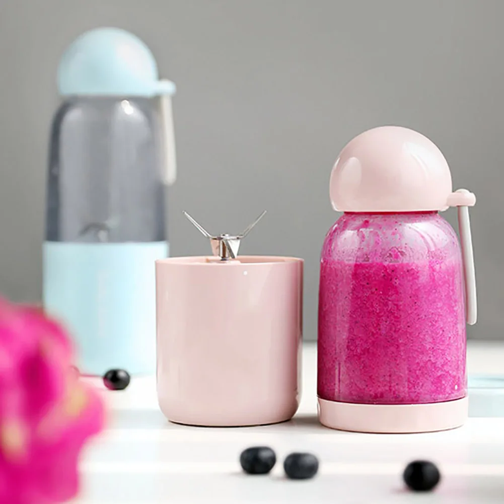 350ml Portable Automatic Smoothies Blender Fruit Juicer Cup USB Rechargeable