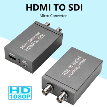 

HD 3G SDI to HDMI / HDMI to SDI Adapter BNC 1080P Video Micro Converter Audio Auto Format Detection for Camera Monitor HDTV