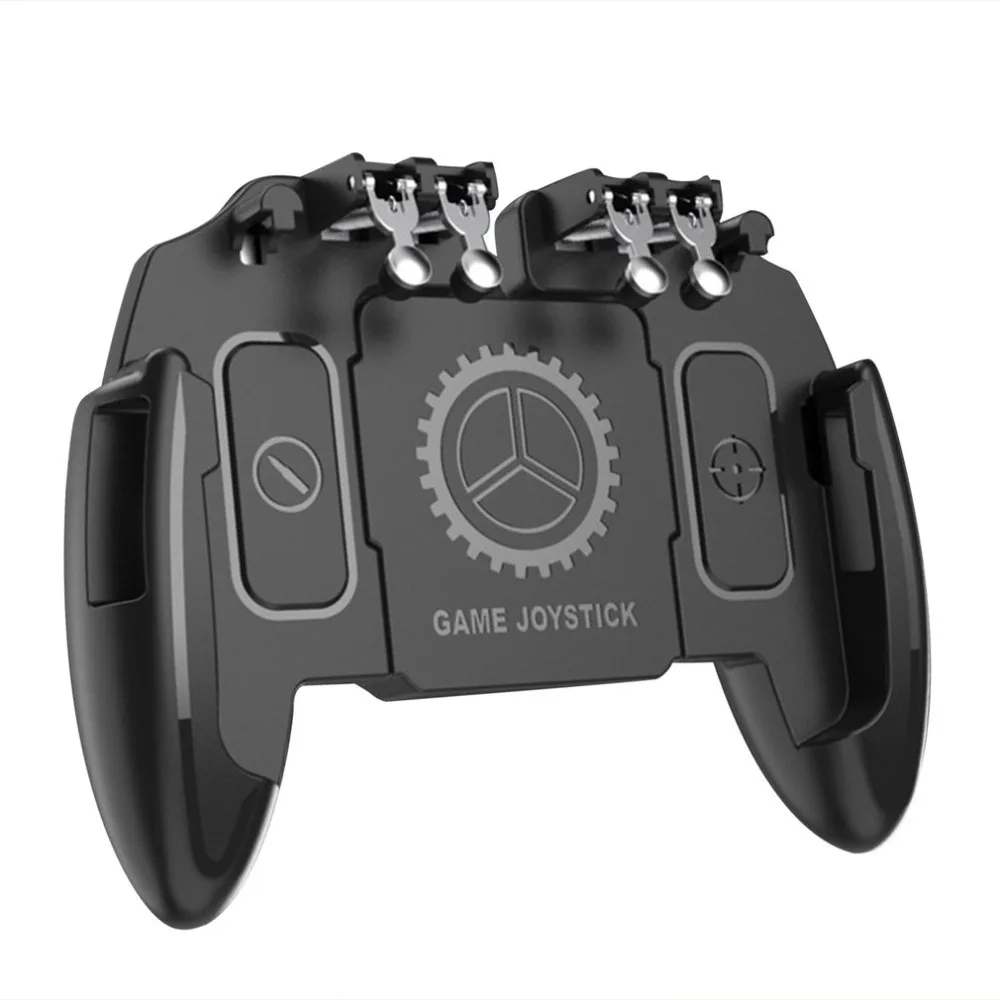 M10 Six Finger PUBG Mobile Game Controller Gamepad Trigger Aim Button L1 R1 Joystick