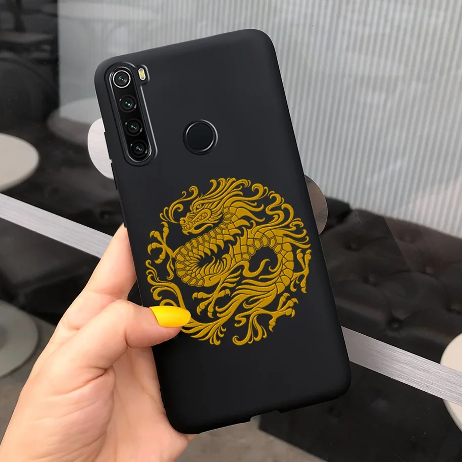 xiaomi leather case color Redmi Note 8 Ốp Lưng Điện Thoại Dễ Thương Mèo Hoạt Hình Ốp Lưng Dành Cho Xiaomi Redmi Note 8 Pro Trường Hợp Note8 8 T 8Pro 8 T Silicone Mềm Coque xiaomi leather case chain Cases For Xiaomi