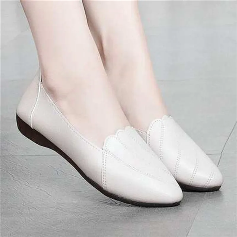 

Туфли женские на мягкой подошве, дышащие удобные, заостренный носок, повседневная обувь на плоской подошве, модель 2020 на лето