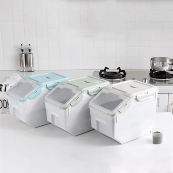

10kg Large Capacity Dog Feeders Sealed Food Storage Bucket Moistureproof Pet Food Container Storage Tank Home Rice Storage Box