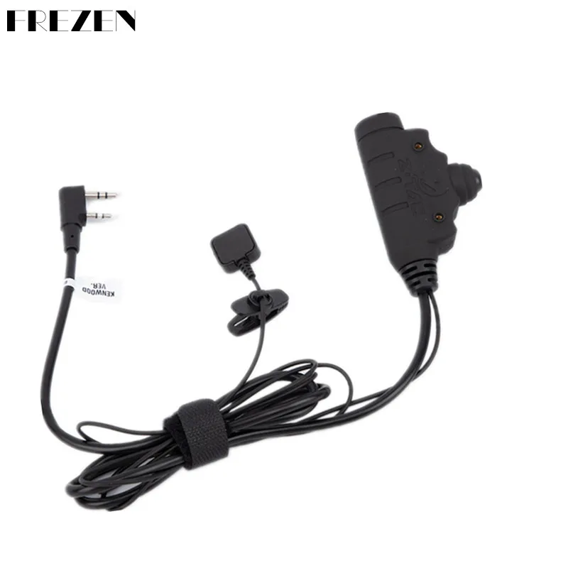 Z-Tac upgraded U94 with finger launch button PTT switch Z115 for Kenwood Baofeng UV-82 TYT Midland Two Way Radio walkie talkie security headsets with mic accessories for midland gxt1000vp4 lxt600vp3 gxt1050vp4 gxt1000xb