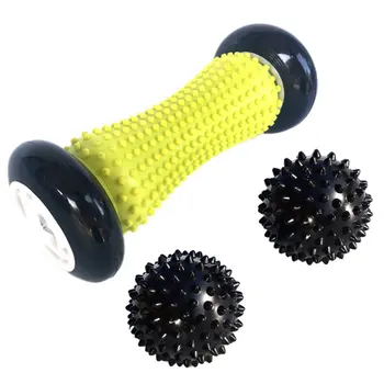 

Gym Fitness Trigger Point Foot Roller Hand Back Massage Ball Set Health Care Plantar Fasciitis Pain Relief Portable Training