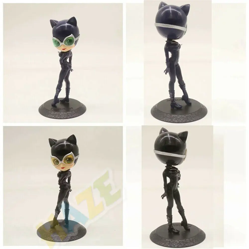 

DC Comics Batman Catwoman Q Ver Action Figure Toy Model Collectibles Marvel Figure Toys Statue Kids Gifts No Box 14cm