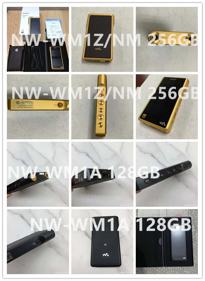 Для Sony NW-WM1A 128 ГБ NW-WM1Z нм 256 MP3 цифровой музыкальный плеер с высоким разрешением Walkman
