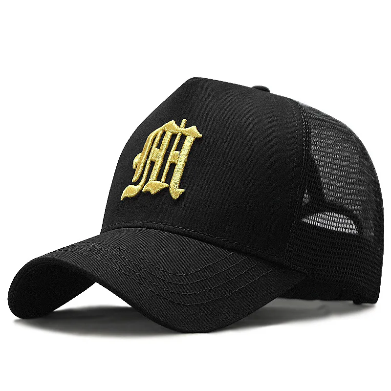 56-60CM 61-68cm Big Head Man Plus Size Baseball Cap Men Summer 100% Cotton Mesh Trucker Hat Male 3d Embroidery Snapback Hats 3