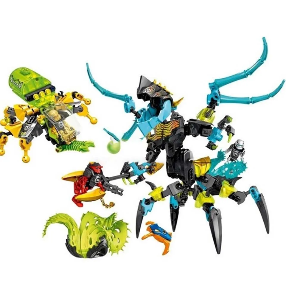 

10588 hero factory 6 star soldier bulk drill machine crystal beast vs bulk/ breez compatible legoinglys flea building block Bric
