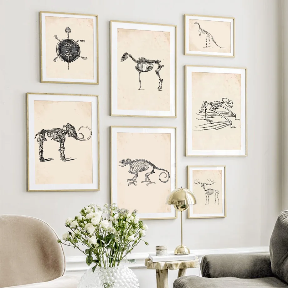 Vintage-Horse-Skeleton-Animal-Anatomy-Wall-Art-Canvas-Painting-Nordic-Posters-And-Prints-Wall-Pictures-For (2)