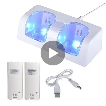 

Accessories Battery Charger for Nintendo Wii Control Controller Remote Charging Dock Stand Docking Station Gamepad Portable Base