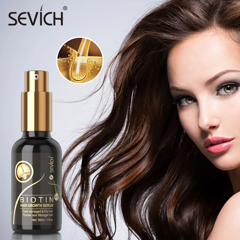 Sevich 30ml Biotin Hair Growth Essential Oil Spray For Men Women Hair  Regeneration Repair Treatment Serum Hair Loss Product - Hair Loss Product  Series - AliExpress