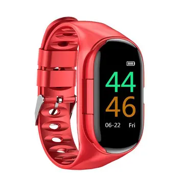 

Smart Watch With Call Earphone Handsfree Earbuds Smart Wristband Sport Watch Fitness Tracker For Ios Android