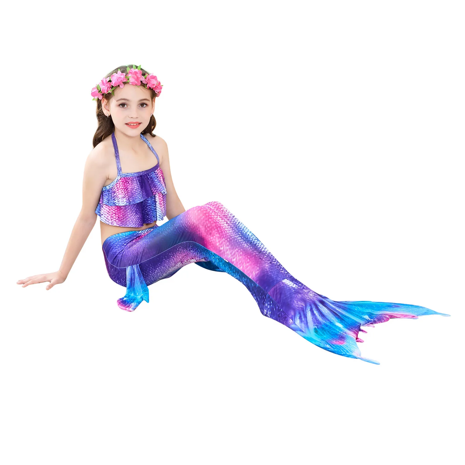 Hot Girls Mermaid Tail With Monofin For Swim Mermaid Swimsuit Mermaid Dress Swimsuit Bikini cosplay costume