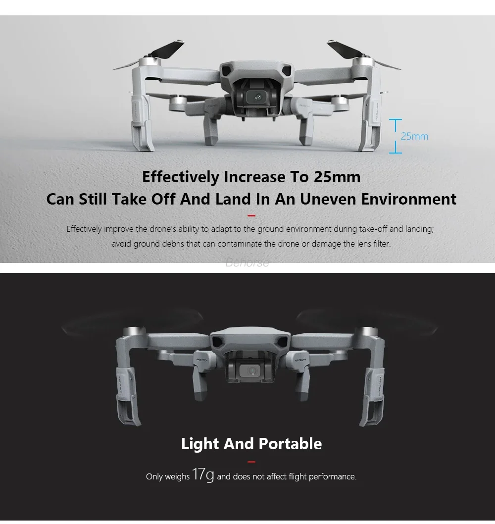 PGYTECH DJI Mavic Мини Расширенный посадочный механизм поддержка ног протектор расширения для DJI Mavic мини Дрон аксессуары