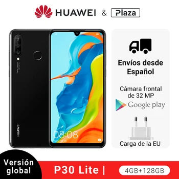 Перейти на Алиэкспресс и купить Глобальная версия Huawei P30 Lite 4 Гб 128 Гб Смартфон 6,15 дюймов Kirin 710 Восьмиядерный 32 МП фронтальная камера Android 9,0 Быстрая зарядка NFC