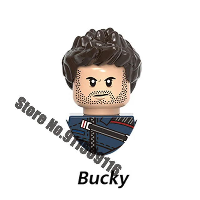 Superhero Building block Loki Sylvie Iron Man Spiderman Hulk Thor Captain America Venom Groot Thanos Vision Falcon Action Figure A-X1705