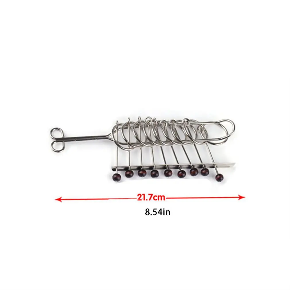 Головоломки для мозгов, китайские 9 колец, головоломка, игрушка, интеллектуальная Пряжка, замок, игрушка, состоящая из девяти взаимосвязанных звеньев для детей
