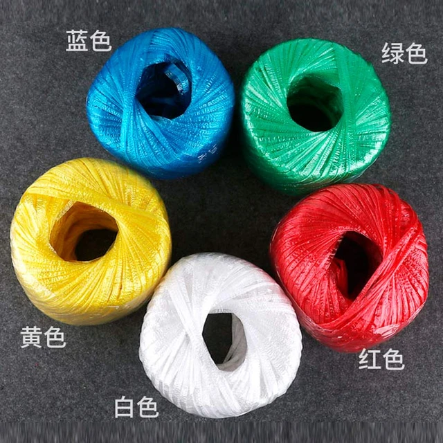 Glass skeins wear-resistant plastic packaging torn rope woven bag packing  nylon binding with tufted silk rope - AliExpress