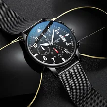 Модные мужские s часы KIMSDUN светящиеся Спортивные кварцевые мужские часы с сетчатым ремешком кожаные водонепроницаемые мужские наручные часы Relogio Masculino