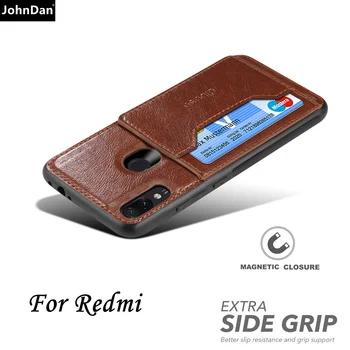 

For Xiaomi Redmi Note 8T 7 8 K20 Pro Go Magnetic Stand Flip Leather Card Case Cover For Xiaomi Mi A3 9 Lite 9T Pro PocoPhone F1