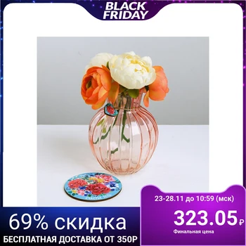 

Table vase on a stand "There is happiness"