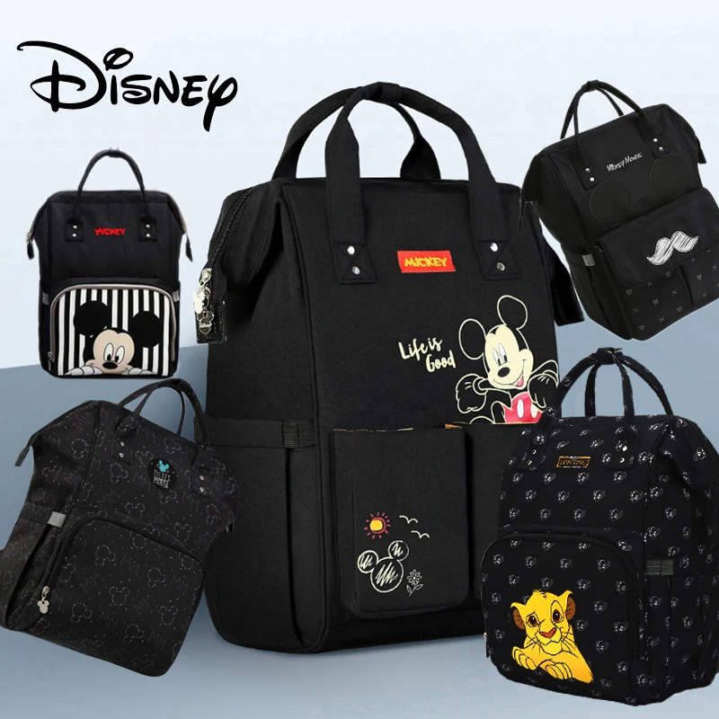 Disney Diaper Bag for Women Girl Mommy Cute Catone Minnie Mouse Backpack  Large Capacity Durable Waterproof Luxury Designer - AliExpress