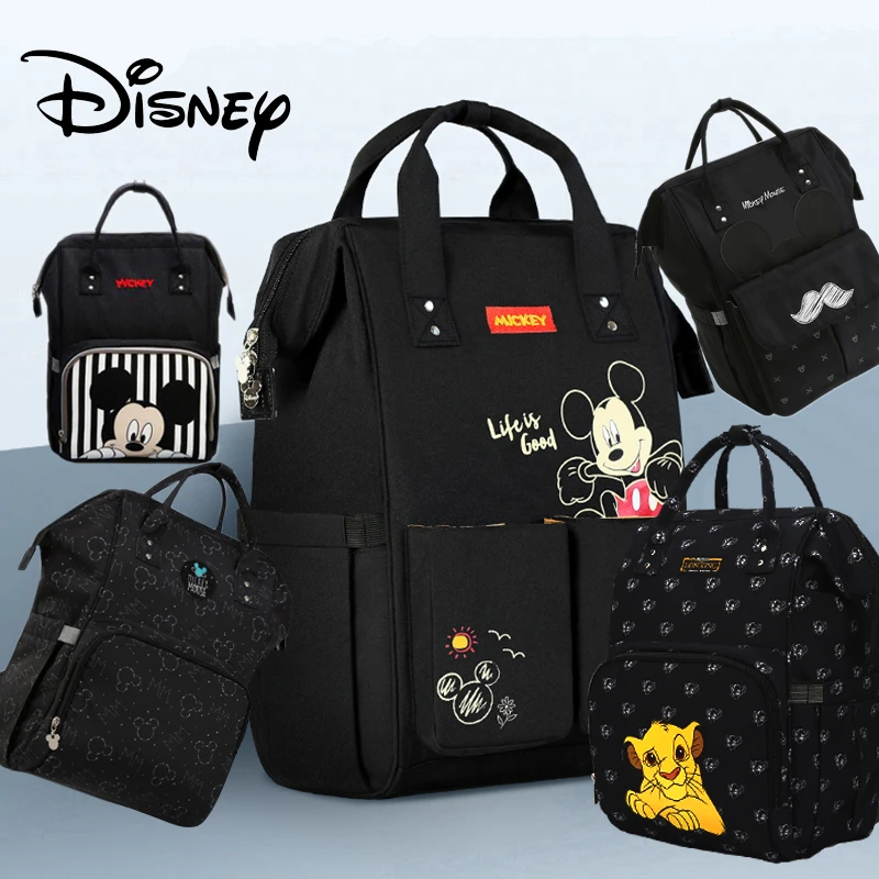 Sac A Langer Disney Pour Bebe Et Maman Cartable Maternite Poussette De Voyage Avec Chauffage Usb Crochet Aliexpress